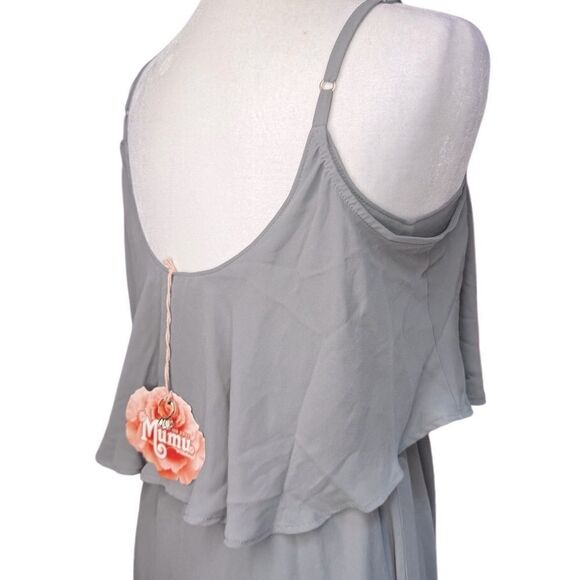 NWT Show Me Your MuMu Caitlin ruffled maxi dress size XXS - Picture 8 of 15